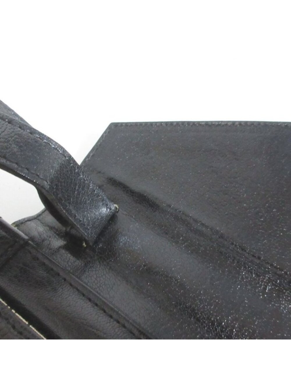Saint Laurent Yves Leather Handbag Black - Picture 12 of 15